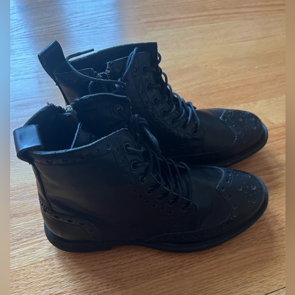 New DOLCE & GABBANA Siracusa Leather Boots Shoes Black Size 7/ UK6 main image 6